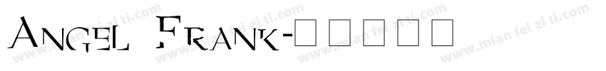 Angel Frank字体转换